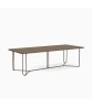 Walter Lamb 43" X 97" Teak Top Dining Table