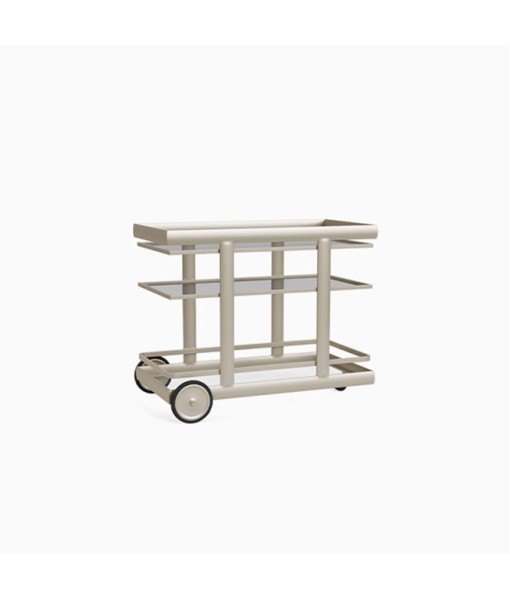 Parkway Serving Cart, Glass Top