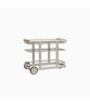 Parkway Serving Cart, Glass Top