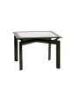 Parkway 29" Square Corner Table, Glass Top