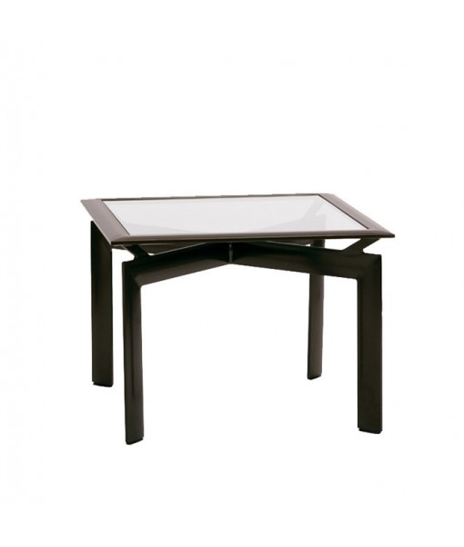 Parkway 29" Square Corner Table, Glass ...