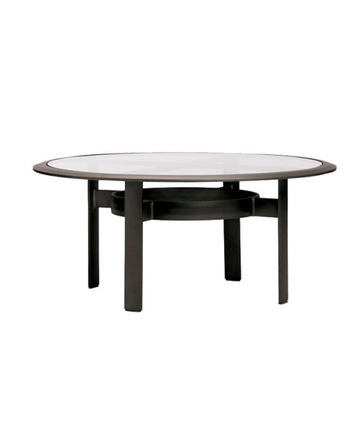 Parkway 45" Round Chat Table, Glass Top