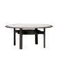 Parkway 45" Round Chat Table, Glass Top