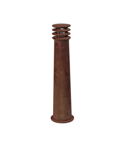 RUSTY BOLLARD LAMP 70CM