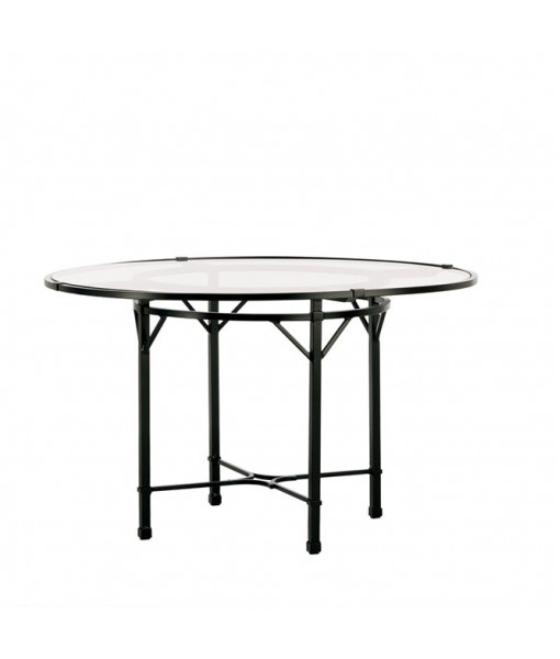 Venetian 48" Round Dining Table, Glass ...