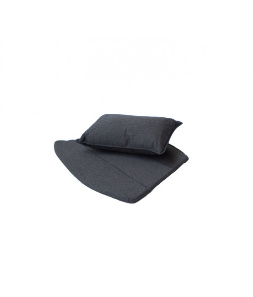 Breeze lounge chair, cushion set Black