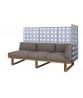 KYOTO sectional left hand 3-seater privacy