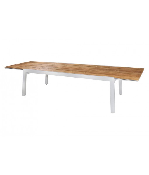 BAIA extension table 230 (teak+stainless steel)